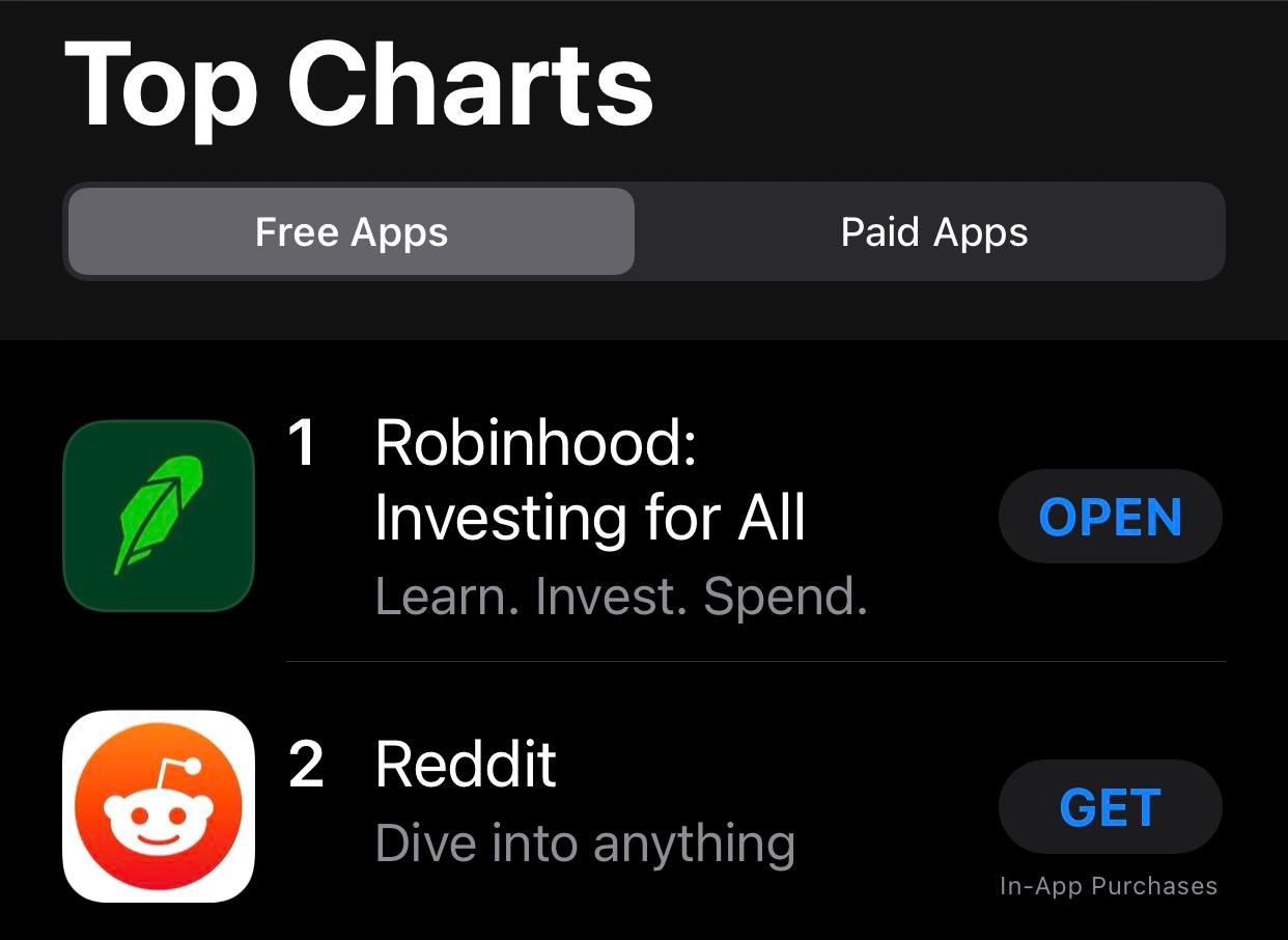 App Store trending apps